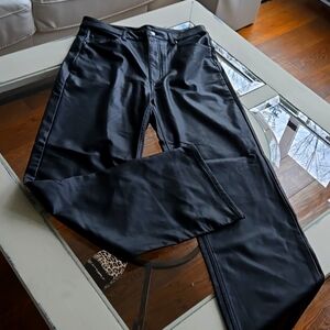 Not cheep vinyl pants! The fit and cut are new style